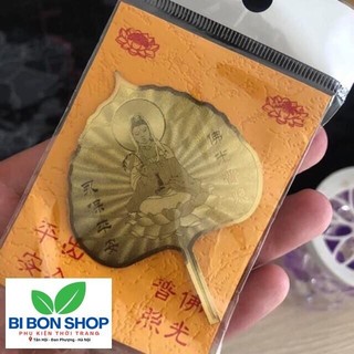 LÁ BỒ ĐỀ MẠ VÀNG MAY MẮN BÌNH AN (BI BON SHOP)
