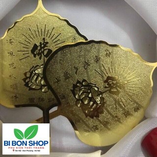 LÁ BỒ ĐỀ MẠ VÀNG MAY MẮN BÌNH AN (BI BON SHOP)