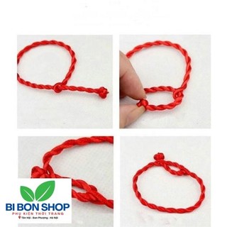 DÂY CHỈ ĐỎ XÂU VÒNG MAY MẮN (BI BON SHOP)