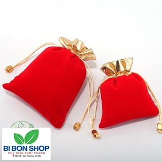 *HOT* Túi nhung đỏ dây rút - MH636 (BI BON SHOP)