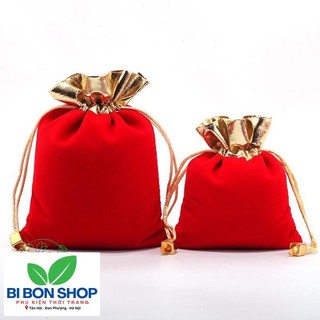 *HOT* Túi nhung đỏ dây rút - MH636 (BI BON SHOP)