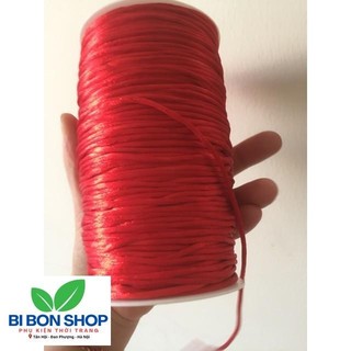 Combo 5m dây dù bóng màu đỏ size2mm *SI* *SI* (BI BON SHOP)