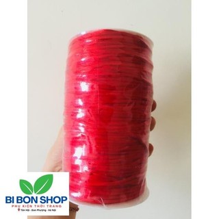Combo 5m dây dù bóng màu đỏ size2mm *SI* *SI* (BI BON SHOP)