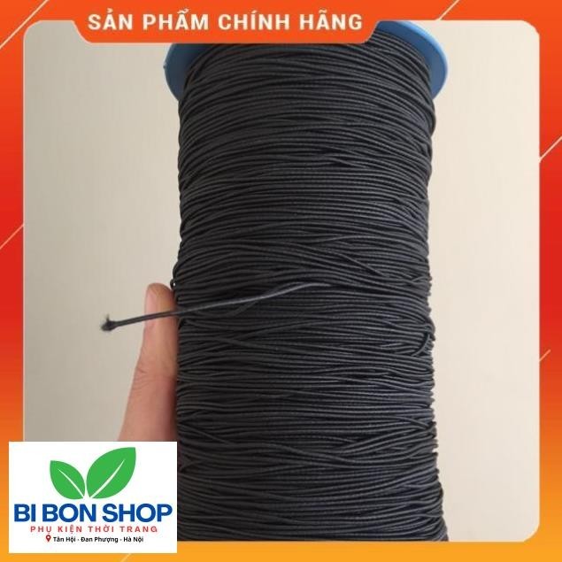 Combo 10m dây thun co giãn màu đen hàng loại 1 *SI* *SI* (BI BON SHOP)