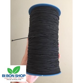Combo 10m dây thun co giãn màu đen hàng loại 1 *SI* *SI* (BI BON SHOP)