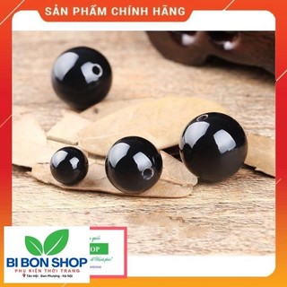 Hạt tròn Agat Đen làm handmade DIY - MH431 *BI BON SHOP* (BI BON SHOP)