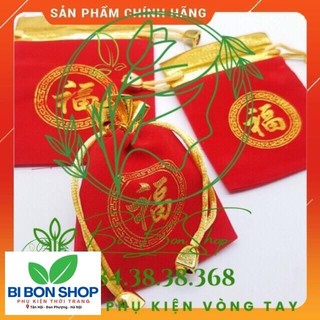 COMBO KHÁCH ĐẶT SỈ 100 TÚI GẤM IN CHỮ PHÚC (BI BON SHOP)
