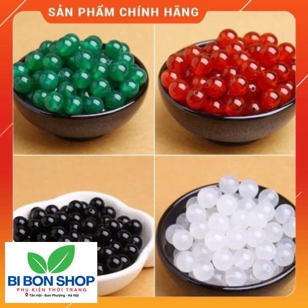 Hạt tròn Agat làm vòng handmade - MH603 (BI BON SHOP)