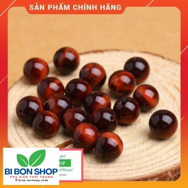 *HOT* Hạt tròn Tiger's.eye làm handmade DIY - MH508 (BI BON SHOP)