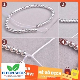 * GIA TOT* [Siêu rẻ] Charm bi bạc 2mm - MH390 (BI BON SHOP)