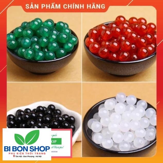 *GIA SIÊU RẺ SLL* Hạt tròn Agat làm vòng handmade - MH603 (BI BON SHOP)
