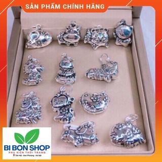 12 CON GIÁP MẶT DÂY TRUYỀN = Bạc (BI BON SHOP)