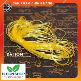 * GIA TOT* Combo siêu rẻ 2-5-10 mét dây tơ chỉ chun xâu hạt đá (BI BON SHOP)