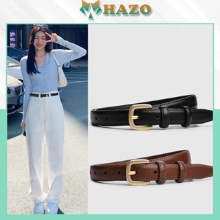 Thắt lưng nữ PK512 Khóa tròn thời trang dây nịt nữ bản 2cm da PU phong cách mới hiện đại