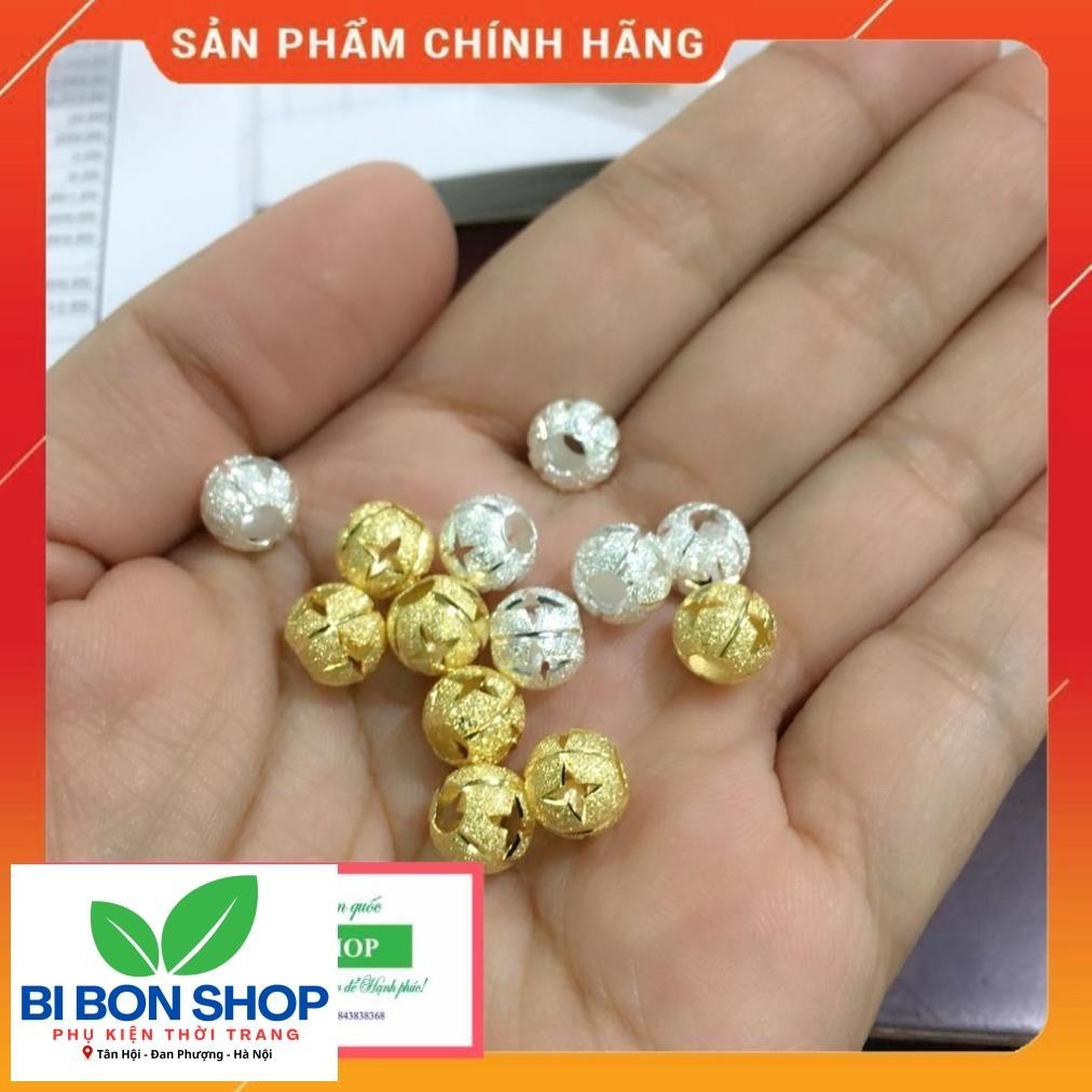 Bi cát bạc cỡ 6ly - 8ly - bi bạc bibi silver (BI BON SHOP)