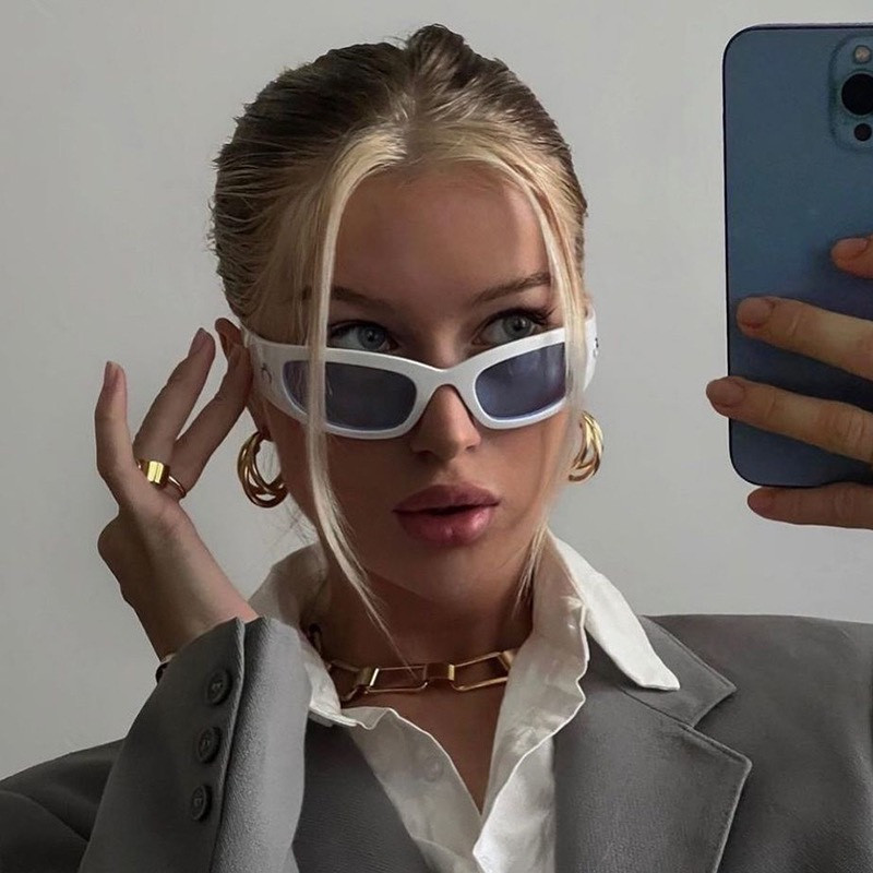 Mắt Kính Thời Trang Công Nghệ Tương Lại Y2K Hiphop 738 Kiểu Dáng Phi Công | BigBuy360 - bigbuy360.vn