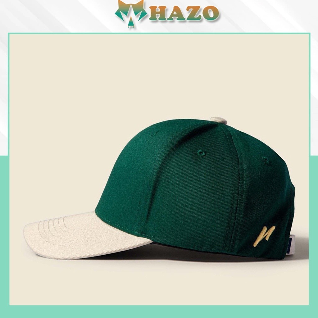 Mũ Lưỡi Trai Nón Kết Nhung Cao Cấp Phối 2 Màu 476 Phong Cách Ulzzang Form Unisex Nam Nữ - Hazo