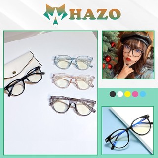 Mắt Kính Giả Cận Form Tròn Mũi 432 Tên Siêu Dễ Thương - Hazo