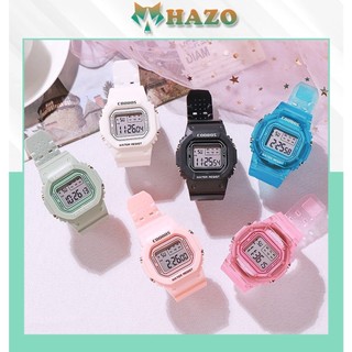 Đồng Hồ Nam Nữ Sport D403B Protection Thể Thao Phong Cách Hàn Quốc - Hazo