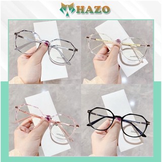 Mắt Kính Gọng Cận Cao Cấp Form Đa Giác Lyly 534 Hot Trend Siêu Sang Chảnh - Hazo