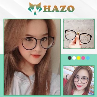 Mắt Kính Gọng Cận Kim Loại Form Tròn M509 Cao Cấp Sang Chảnh Siêu Hot - Hazo