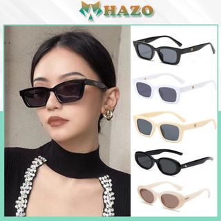 Mắt Kính Thời Trang Vuông Hazogmjennie Y2K Hot Trend Siêu Sang Chảnh - Hazo