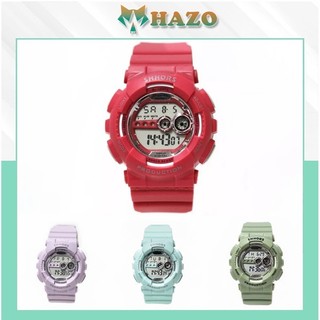 Đồng Hồ Nữ Dây Cao Su Shhors 274C Form Tròn Thể Thao Cực Đẹp - Hazo