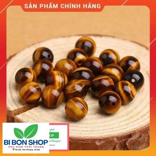 Hạt tròn Tiger's Eye làm đồ handmade