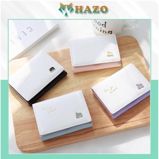 Ví Ngắn Nữ Cầm Tay Hình Chú Voi Love You So Much 404 Siêu Dễ Thương - Hazo