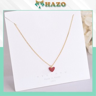 Dây Chuyền Vòng Cổ Nữ Trái Tim Dự Tiệc Hàn Quốc - Hazo