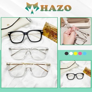 Mắt Kính Gọng Cận Gọng Bạc Trong Suốt K25 Thời Trang Cực Đẹp - Hazo