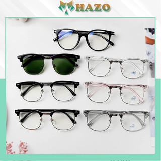 [Sỉ] Mắt Kính Giả Cận Nửa Gọng Club Master Unisex Nhiều Màu Siêu Hot - Hazo
