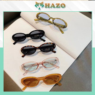 Mắt Kính Râm Form Gọng Nhỏ Y2K Nhiều Màu Xinh Xắn Thời Trang Phong Cách Hàn Quốc - Hazo