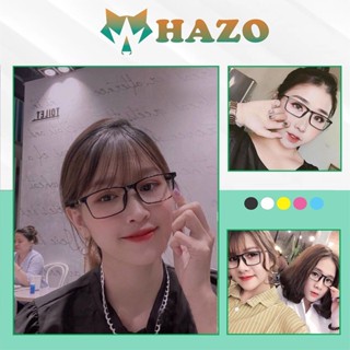 Mắt Kính Giả Cận Gọng Dẻo Form Vuông K19 Phong Cách Hàn Quốc Cực Hot - Hazo