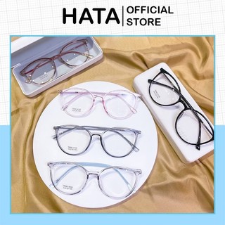 Mắt Kính Gọng Cận Dẻo 8159 LYLY 571 Form Tròn Phong Cách Hàn Quốc - Hata24h