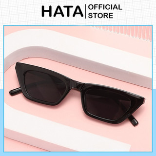 Mắt Kính Thời Trang Form Mắt Vuông xếch hot trend Phong Cách ULZZANG - Hata24h