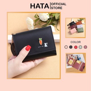 Ví Nữ Ngắn Mini đựng tiền và thẻ Chú Thỏ Siêu Dễ Thương - Hata24h