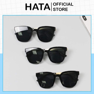 Mắt Kính Râm Mát Thời Trang Unisex Nam nữ Form vuông 6035 Gọng Vàng Sang Chảnh - Hata24h