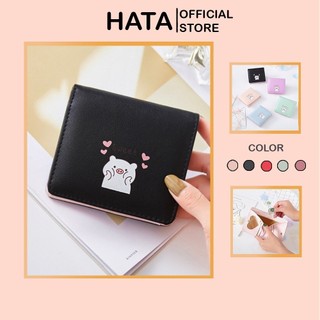 Ví Ngắn Gập đôi chú heo xinh thả tim dễ thương Thời Trang Hot Trend - Hata24h