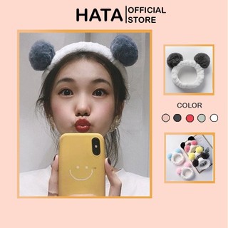 Băng Đô Cài Tóc Tai Gấu 265 Nhiều Màu Dễ Thương - Hata24h