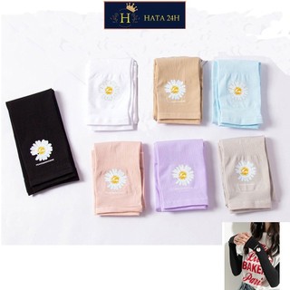 Găng Tay Chống Nắng Nữ Hoa Cúc Thời Trang 269 - Hata24h