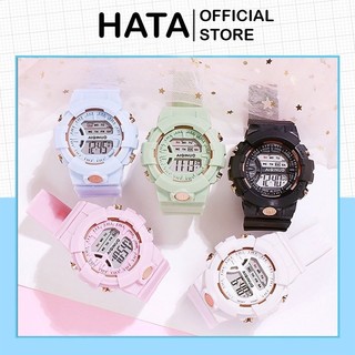 ĐỒNG HỒ NỮ SIÊU DỄ THƯƠNG AOSUN RETRO 428 DÂY CAO SU MÀU SẮC - Hata24h