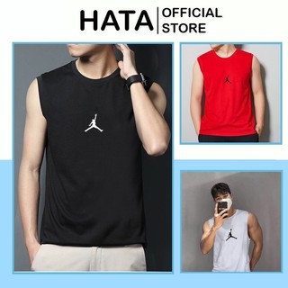 Áo Ba Lỗ Tập Gym Sát Nách Thể Thao Nam Nữ form rộng Thun Lạnh TANKTOP - Hata24h