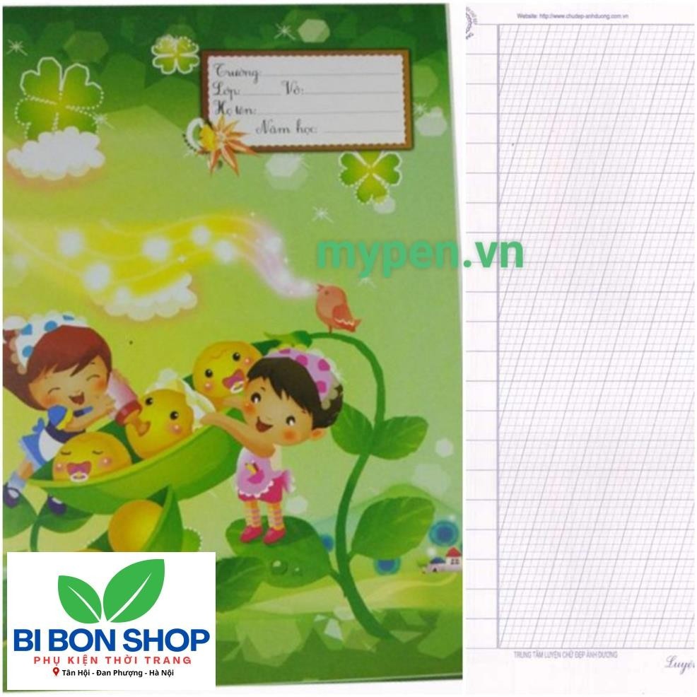Vở ô ly nghiêng Ánh Dương (48 trang)