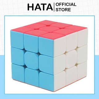 Rubik 3 Tầng Cao Cấp Đồ Chơi Trí Tuệ 3x3 P333 Moyu Meilong 3 P333 MFJS Rubic Stickerless - Hata24h