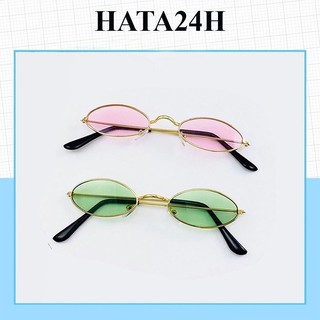 MẮT KÍNH THỜI TRANG 183 HOT TREND OVAL HÍP SANG CHANH NHIỀU MÀU - Hata24h