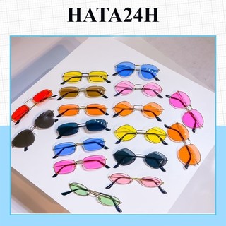 Mắt Kính Thời Trang RETRO Hot Trend Vuông Nhiều Màu Cực Hot - Hata24h