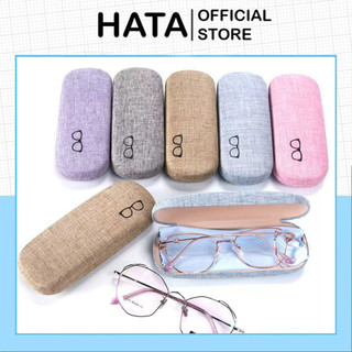 Hộp đựng mắt kính nhiều màu bọc vải sọc Nhiều Màu Thời Trang - Hata24h
