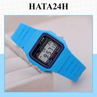 ĐỒNG HỒ NAM NỮ DÂY SILICON F91 NHIỀU MÀU SIÊU HOT HÀNG CỰC ĐẸP - Hata24h