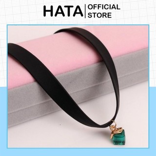 VÒNG CỔ NỮ ĐÍNH ĐÁ XANH CỰC ĐẸP PHỤ KIỆN NỮ XINH CỰC HOT - Hata24h